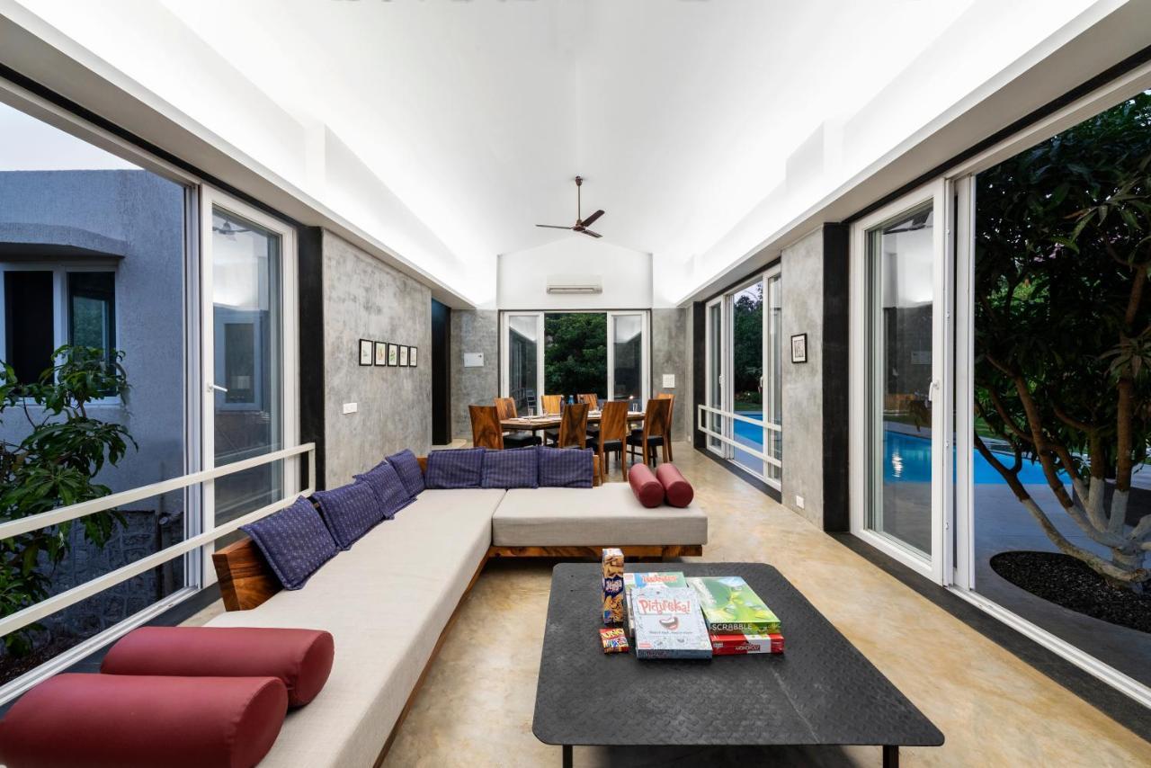 Saffronstays Casa Manga, Karjat - Pet-Friendly Pool Villa Near Nd'S Film World And Saltt Bagian luar foto