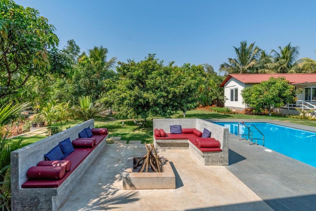 Saffronstays Casa Manga, Karjat - Pet-Friendly Pool Villa Near Nd'S Film World And Saltt Bagian luar foto